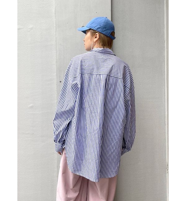 Ungrid「ストライプルーズシャツ」|シャツ・ブラウス|
