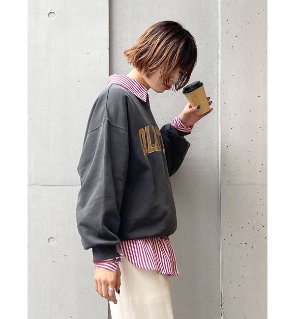 Ungrid「ストライプルーズシャツ」|シャツ・ブラウス|