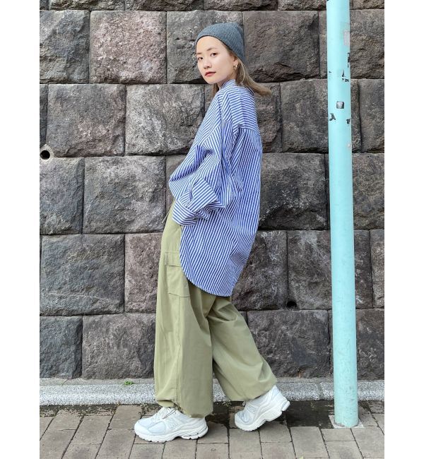 Ungrid「ストライプルーズシャツ」|シャツ・ブラウス|
