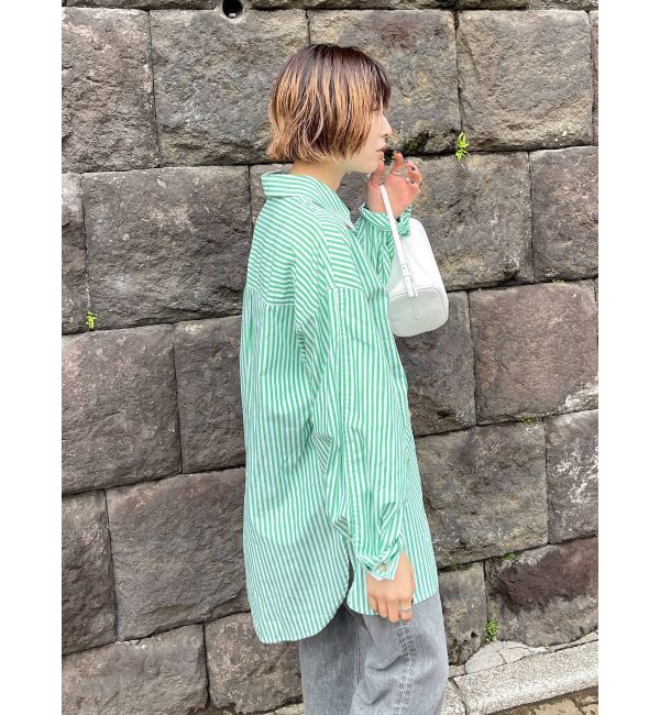 Ungrid「ストライプルーズシャツ」|シャツ・ブラウス|
