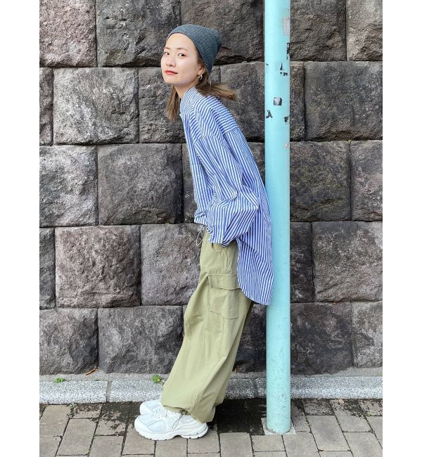 Ungrid「ストライプルーズシャツ」|シャツ・ブラウス|