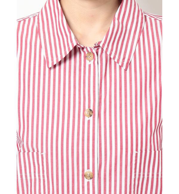 Ungrid「ストライプルーズシャツ」|シャツ・ブラウス|