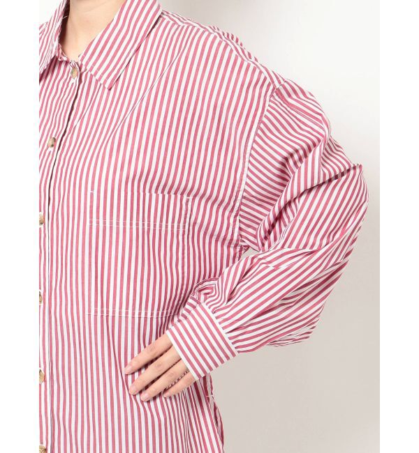 Ungrid「ストライプルーズシャツ」|シャツ・ブラウス|