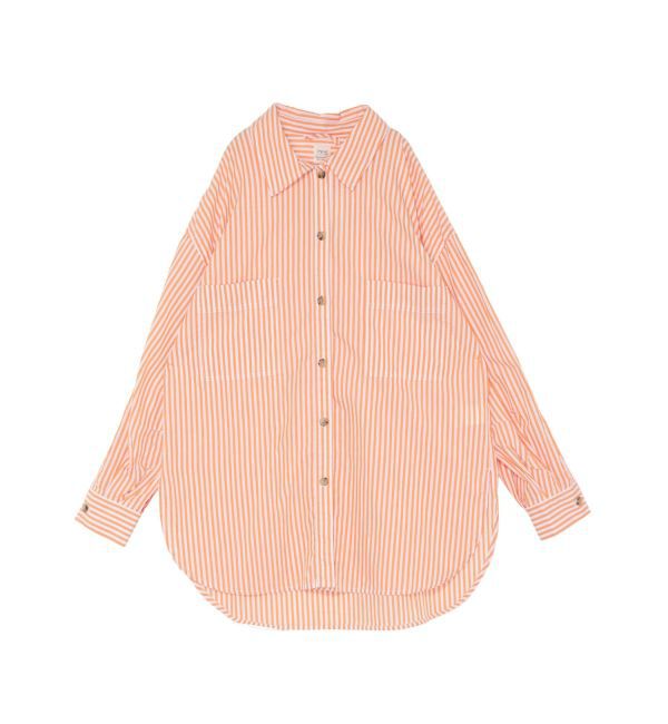 Ungrid「ストライプルーズシャツ」|シャツ・ブラウス|