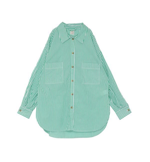 Ungrid「ストライプルーズシャツ」|シャツ・ブラウス|