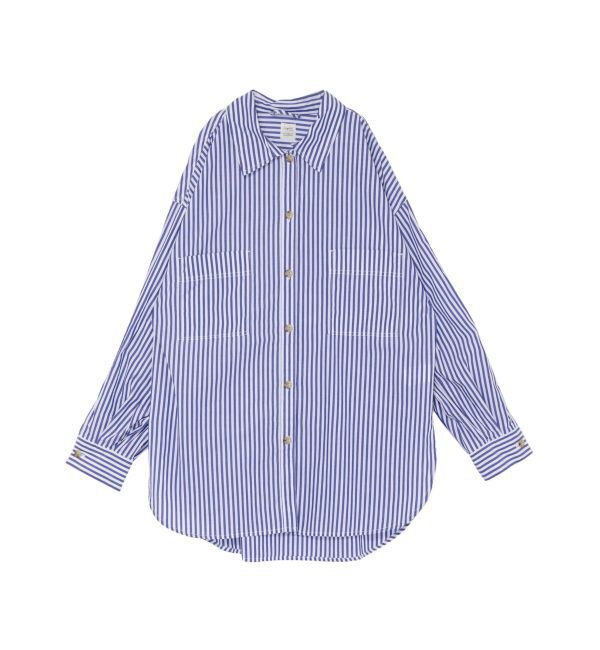 Ungrid「ストライプルーズシャツ」|シャツ・ブラウス|