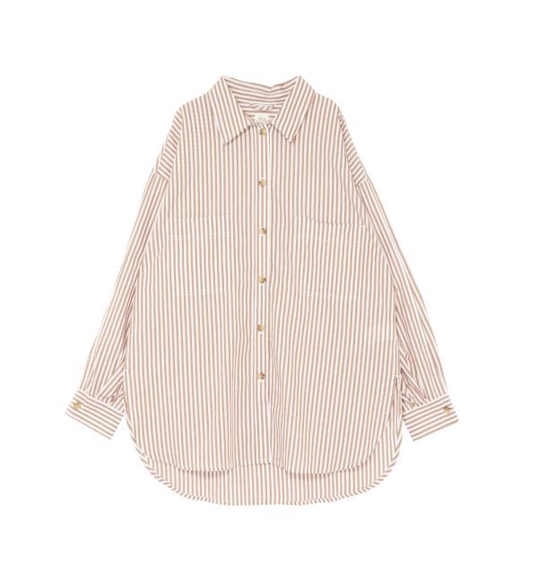 Ungrid「ストライプルーズシャツ」|シャツ・ブラウス|