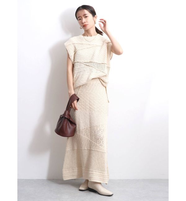 Ungrid「ジャカード編みニットベスト」|ニット・セーター|