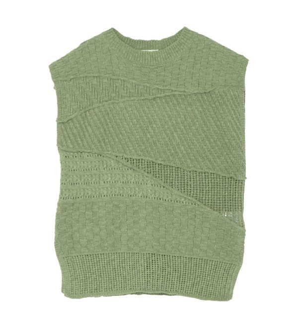 Ungrid「ジャカード編みニットベスト」|ニット・セーター|