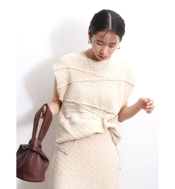 Ungrid「ジャカード編みニットベスト」|ニット・セーター|