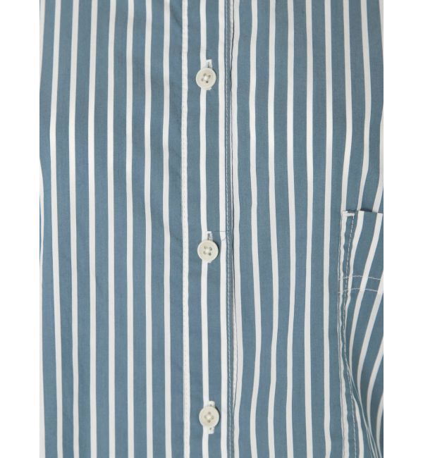 Ungrid「スリーブボリュームビッグストライプシャツ」|シャツ・ブラウス|