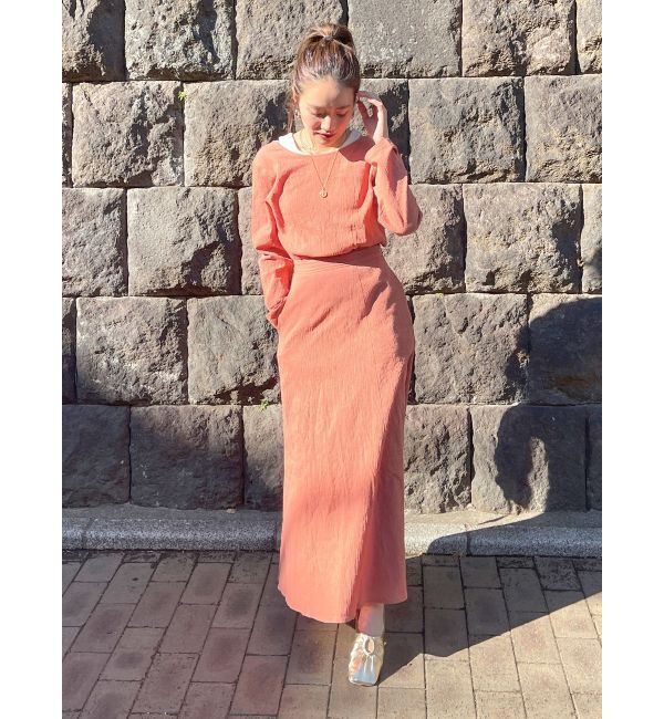 Ungrid「バックリボンフレアワンピース」|ワンピース|