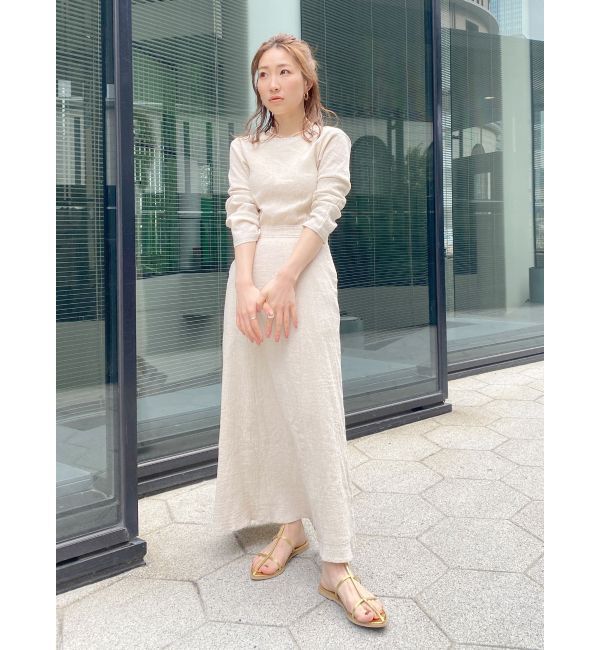 Ungrid「バックリボンフレアワンピース」|ワンピース|