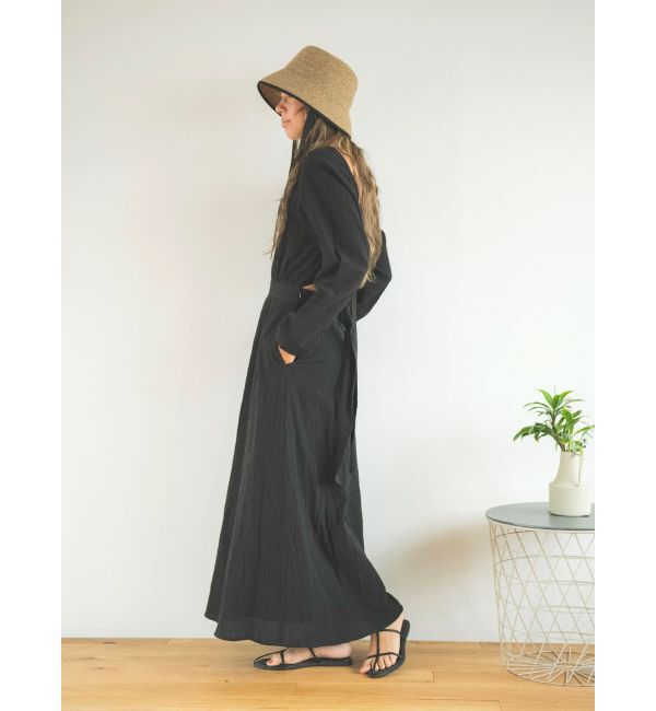 Ungrid「バックリボンフレアワンピース」|ワンピース|