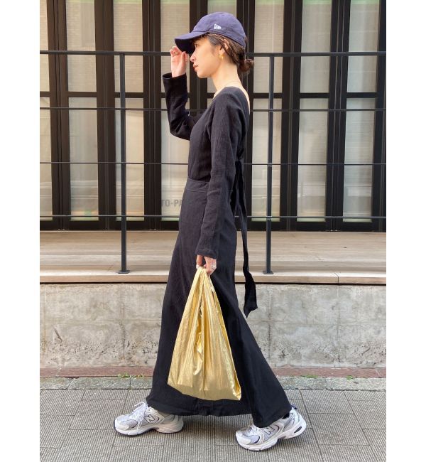 Ungrid「バックリボンフレアワンピース」|ワンピース|