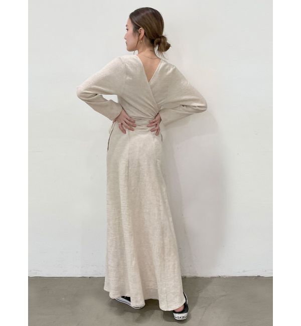 Ungrid「バックリボンフレアワンピース」|ワンピース|