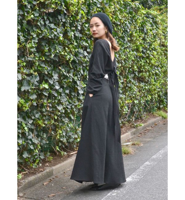 Ungrid「バックリボンフレアワンピース」|ワンピース|