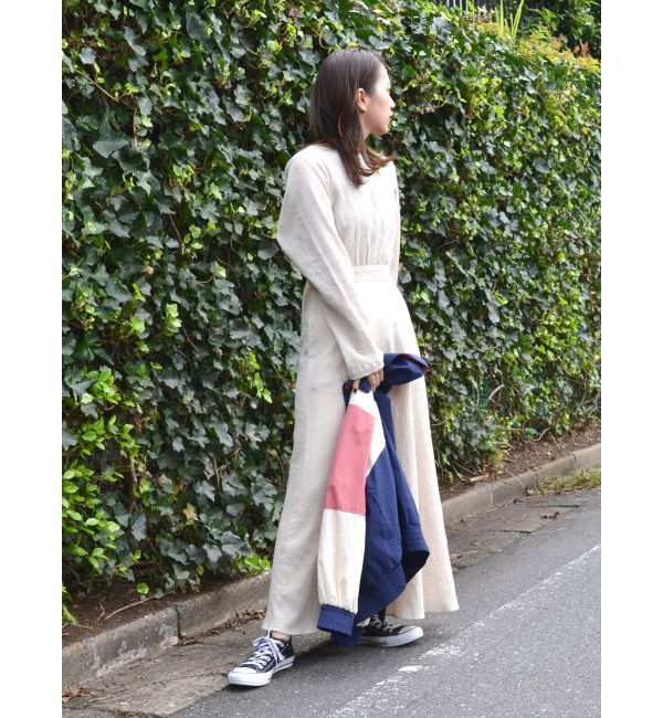 Ungrid「バックリボンフレアワンピース」|ワンピース|