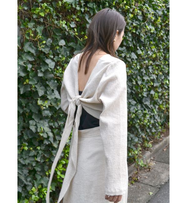 Ungrid「バックリボンフレアワンピース」|ワンピース|