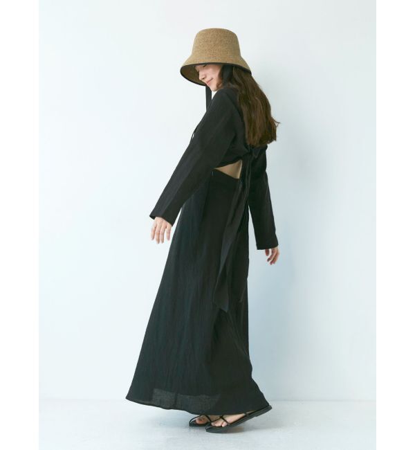 Ungrid「バックリボンフレアワンピース」|ワンピース|