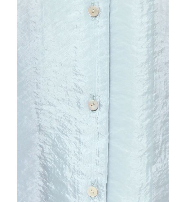 Ungrid「開襟サテンルーズシャツ」|シャツ・ブラウス|