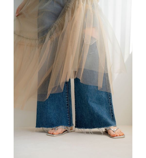 Ungrid「スクエアトゥフェイクレザーサンダル」|その他|