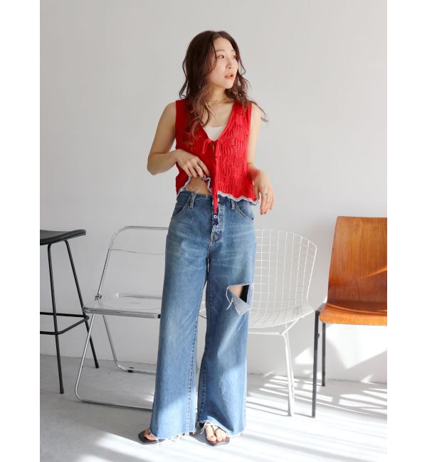 Ungrid「スクエアトゥフェイクレザーサンダル」|その他|