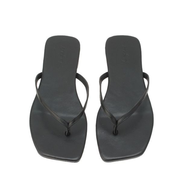 Ungrid「スクエアトゥフェイクレザーサンダル」|その他|