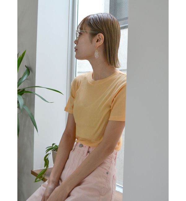 Ungrid「シアーフィットTee」|Tシャツ・カットソー|