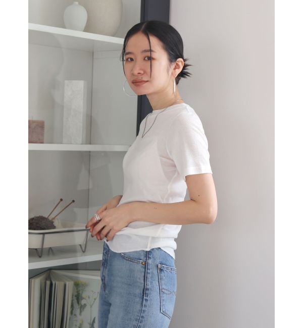 Ungrid「シアーフィットTee」|Tシャツ・カットソー|