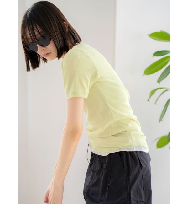 Ungrid「シアーフィットTee」|Tシャツ・カットソー|