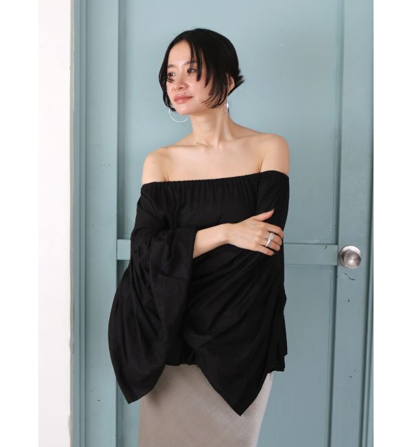 Ungrid「スリーブデザインオフショルブラウス」|シャツ・ブラウス|