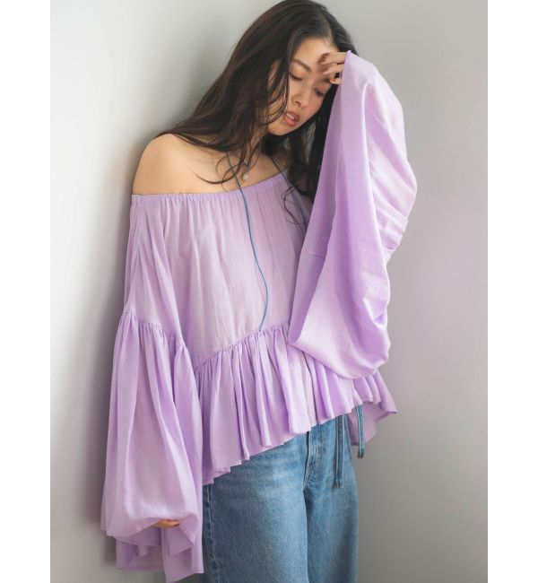 Ungrid「スリーブデザインオフショルブラウス」|シャツ・ブラウス|