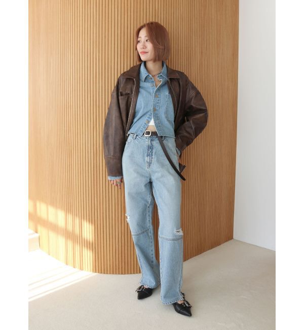 Ungrid「レザーロングベルト」|ベルト|