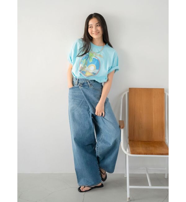 Ungrid「CREST CURLロゴTee」|Tシャツ・カットソー|