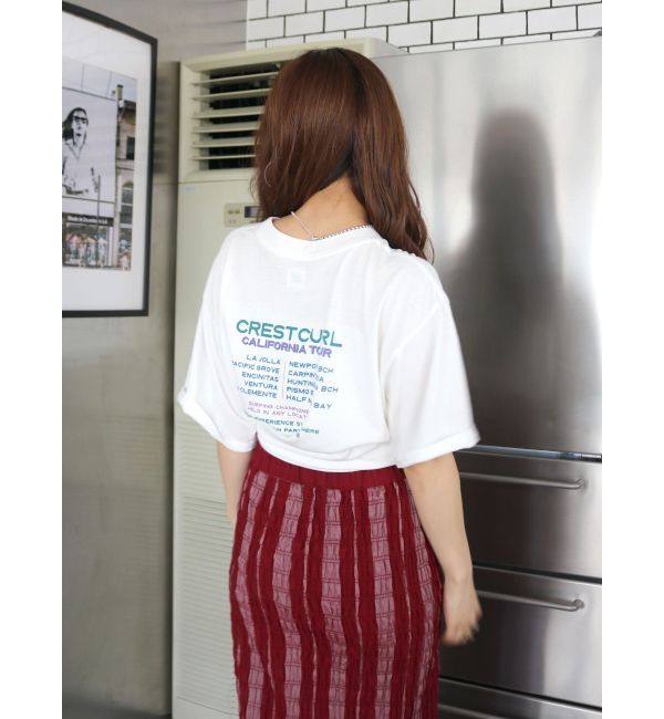 Ungrid「CREST CURLロゴTee」|Tシャツ・カットソー|