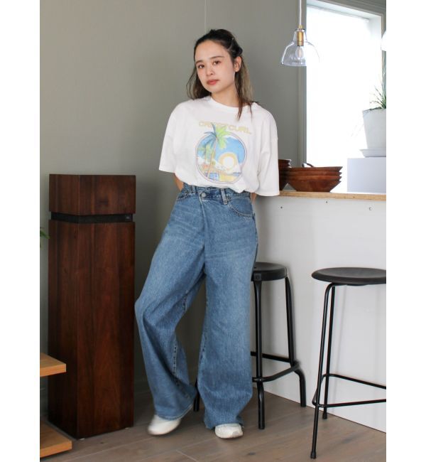 Ungrid「CREST CURLロゴTee」|Tシャツ・カットソー|