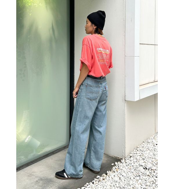 Ungrid「CREST CURLロゴTee」|Tシャツ・カットソー|