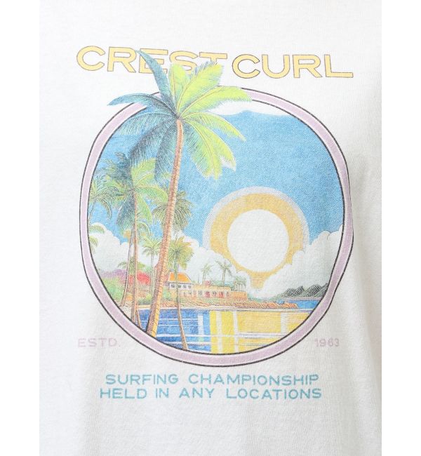 Ungrid「CREST CURLロゴTee」|Tシャツ・カットソー|