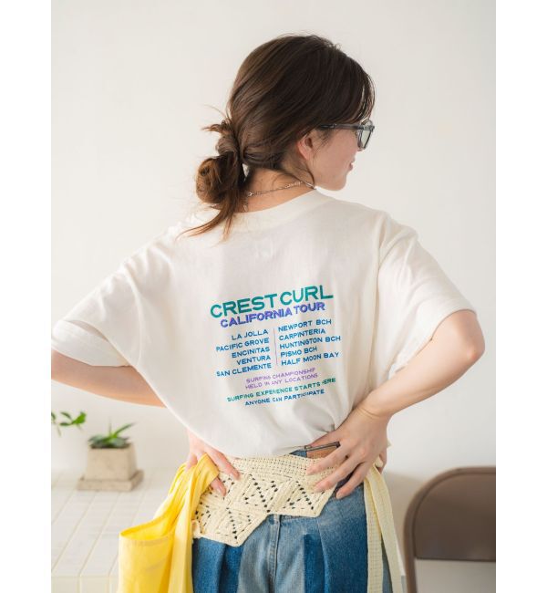 Ungrid「CREST CURLロゴTee」|Tシャツ・カットソー|