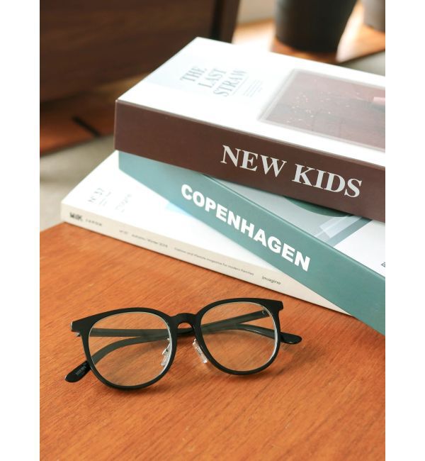 Ungrid「スクエアフレーム伊達メガネ」|メガネ|ブラック