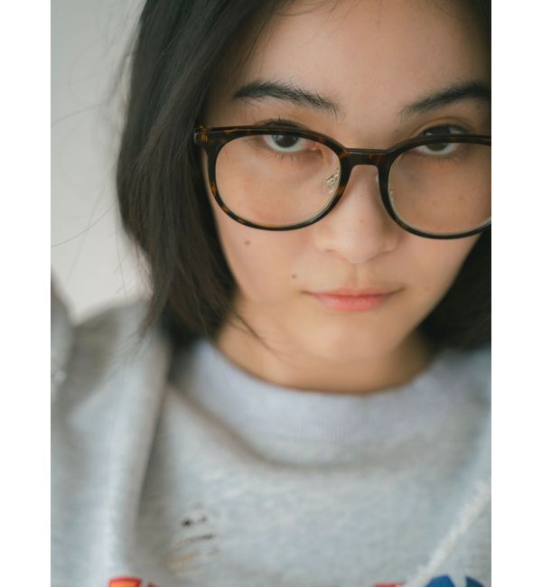 Ungrid「スクエアフレーム伊達メガネ」|メガネ|