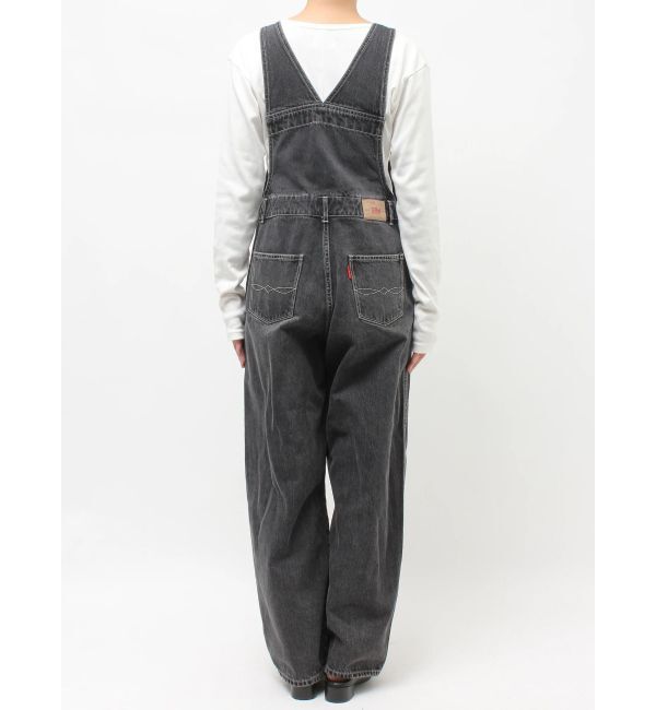 Ungrid「カーブシルエットデニムサロペット」|オールインワン|