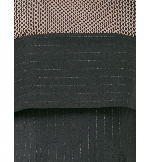 LAGUNAMOON「LADYメッシュドッキングベアドレス」|ドレス|