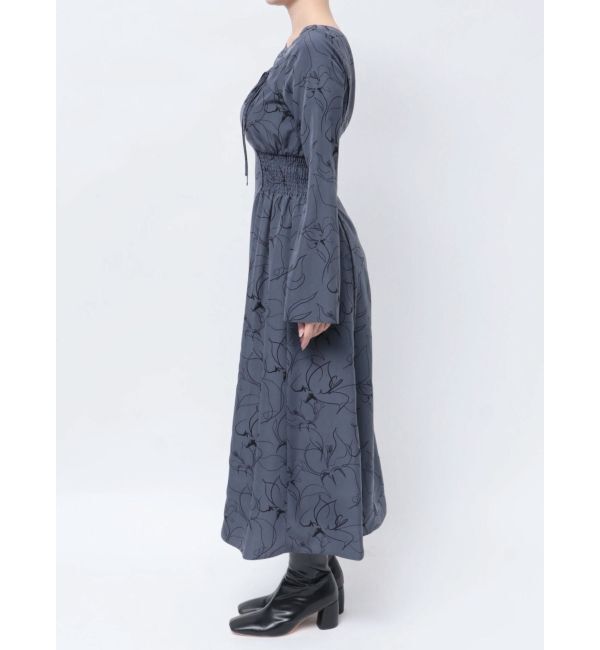 LAGUNAMOON「ドローイングフラワーワンピース」|ワンピース|