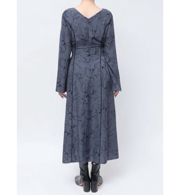 LAGUNAMOON「ドローイングフラワーワンピース」|ワンピース|