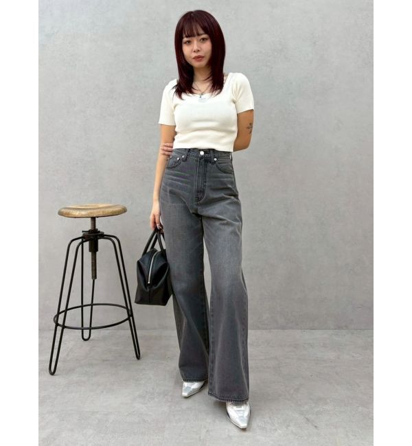 EVRIS「ワンポイントビジューチェーンニットトップス」|ニット・セーター|