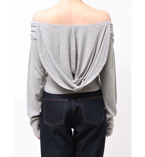 EVRIS「オフショルフーディトップス」|Tシャツ・カットソー|