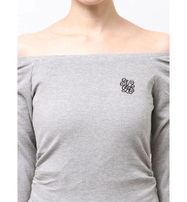 EVRIS「オフショルフーディトップス」|Tシャツ・カットソー|