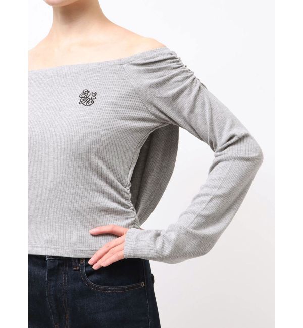 EVRIS「オフショルフーディトップス」|Tシャツ・カットソー|